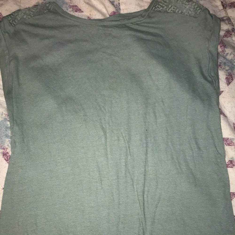 Army green shirt